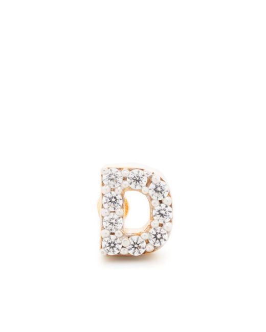 Missoma Pave Initial single earring