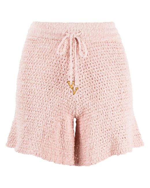 Aeron knitted cotton shorts