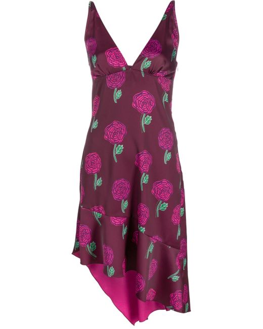 Versace Jeans Couture floral-print sleeveless dress
