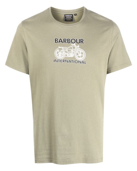Barbour International logo-print cotton T-shirt