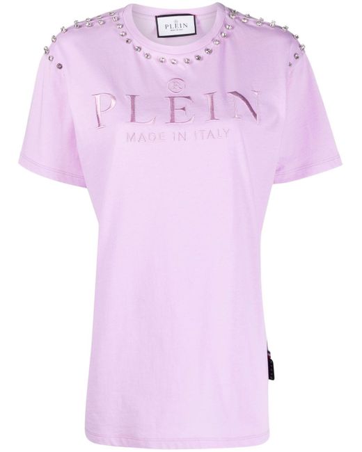 Philipp Plein diamanté-embellished short-sleeved T-shirt