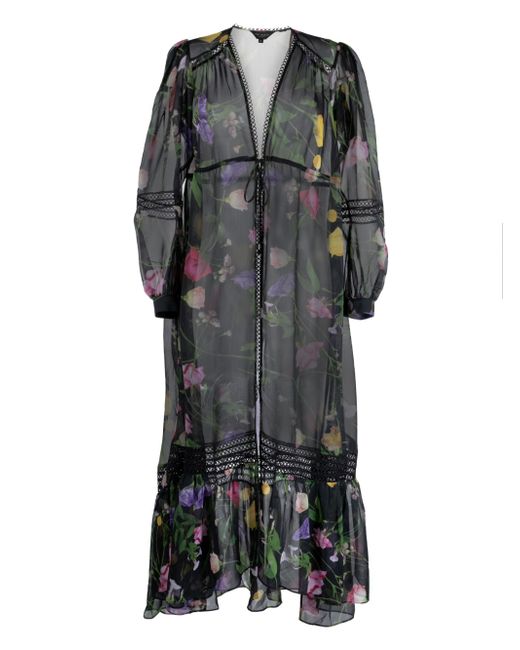 Ted Baker Zennie floral-print cover-up