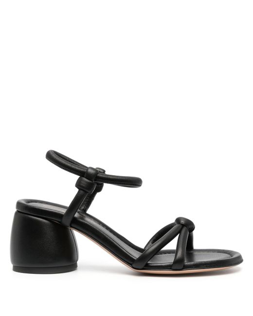 Gianvito Rossi 70mm knot-detail leather sandals