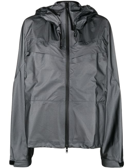 Y-3 logo-print hooded jacket