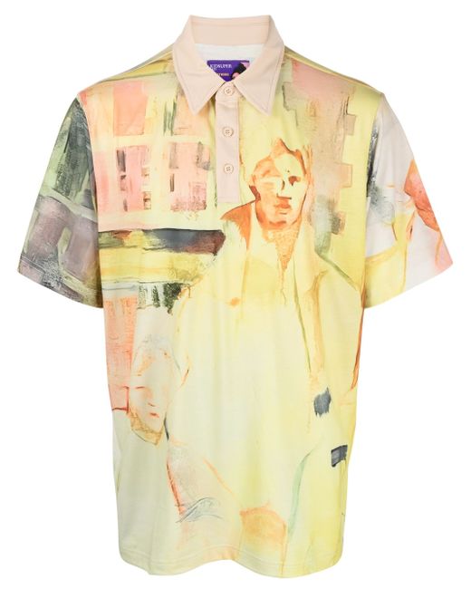 KidSuper painting-print polo shirt