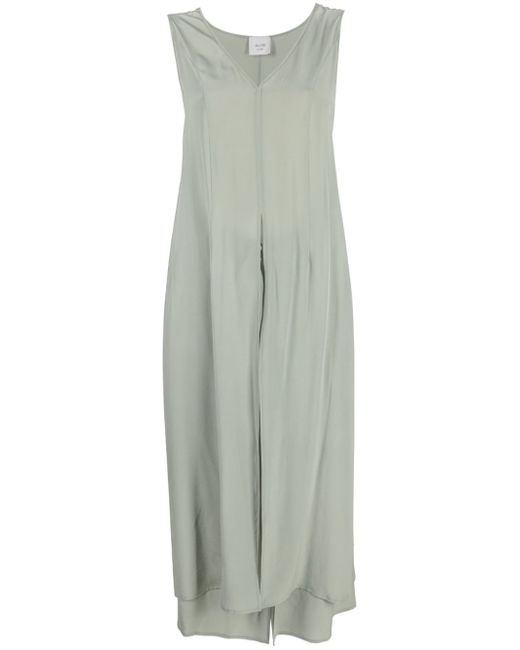 Alysi silk mid-length dress