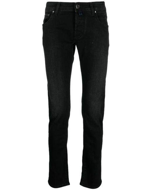 Jacob Cohёn contrasting-pocket skinny trousers