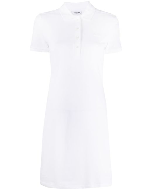 Lacoste polo-collar short-sleeve dress