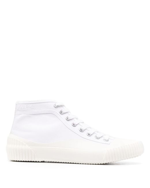 A.P.C. Iggy canvas high-top sneakers