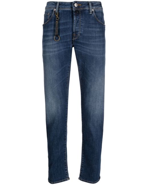 Incotex pendant-detail slim-fit jeans