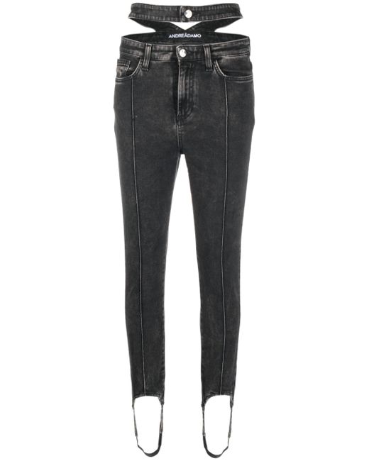 Andreādamo stirrup-cuff skinny jeans