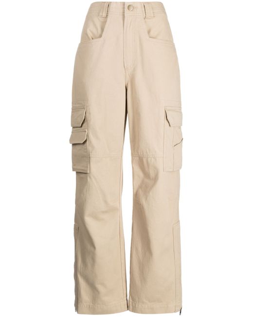 Goen.J wide-leg cotton cargo pants