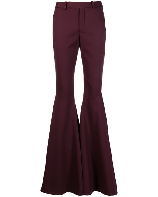 Saint Laurent high-waisted flared trousers