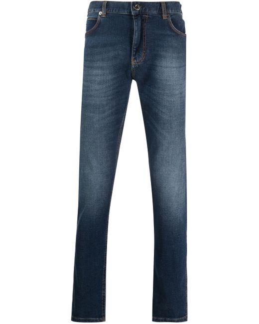 Emporio Armani mid-rise straight-leg jeans