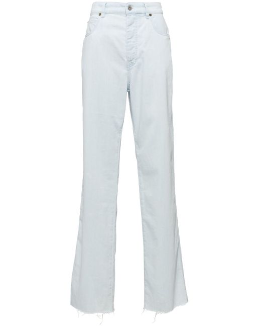Miu Miu high-waisted wide-leg jeans
