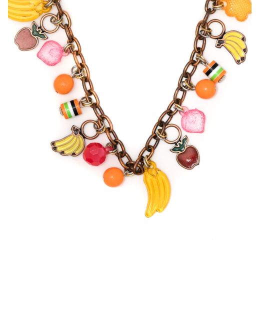 Amir Slama fruit-charm chain necklace