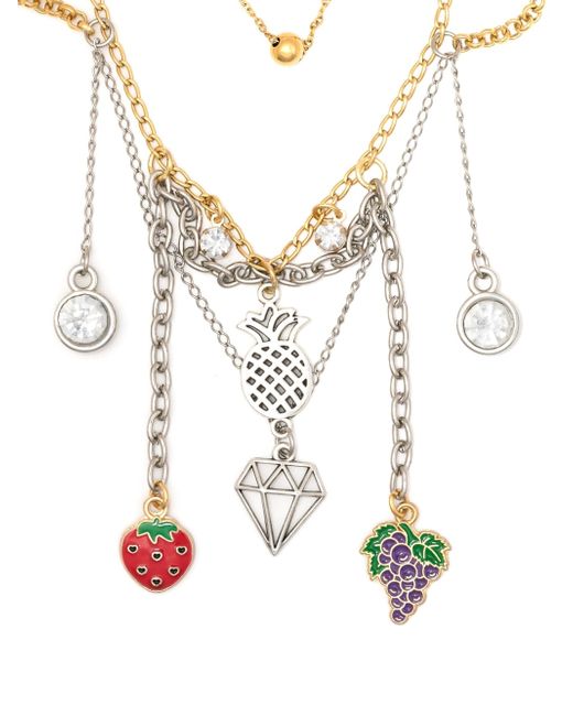 Amir Slama charm-detail multi-chain necklace