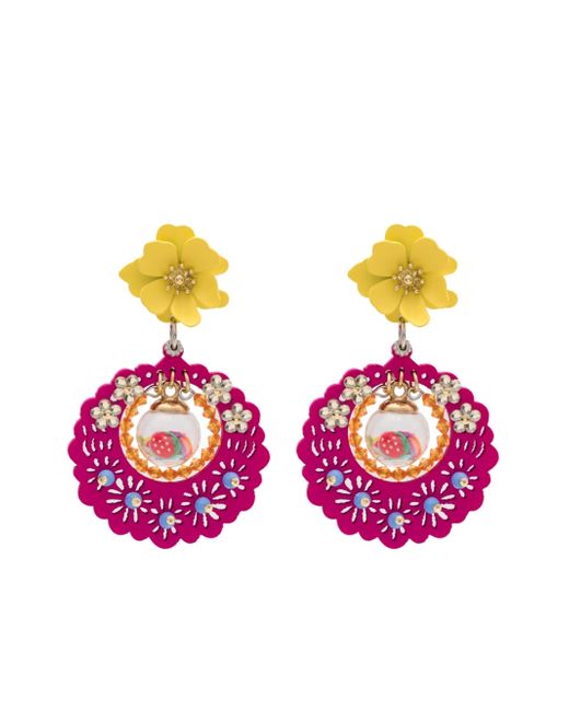 Amir Slama embellished drop earrings