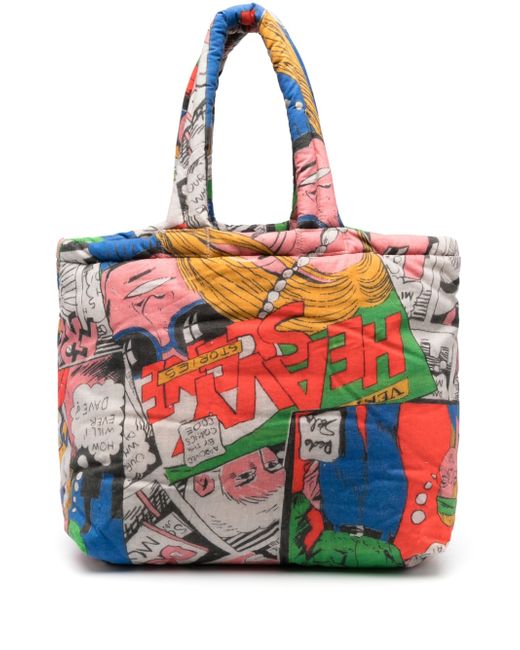 Erl graphic-print tote bag
