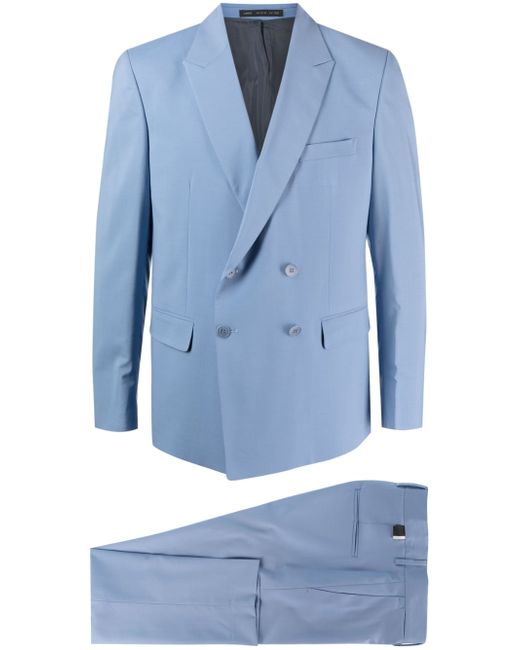 Low Brand double-breasted wool-blend suit