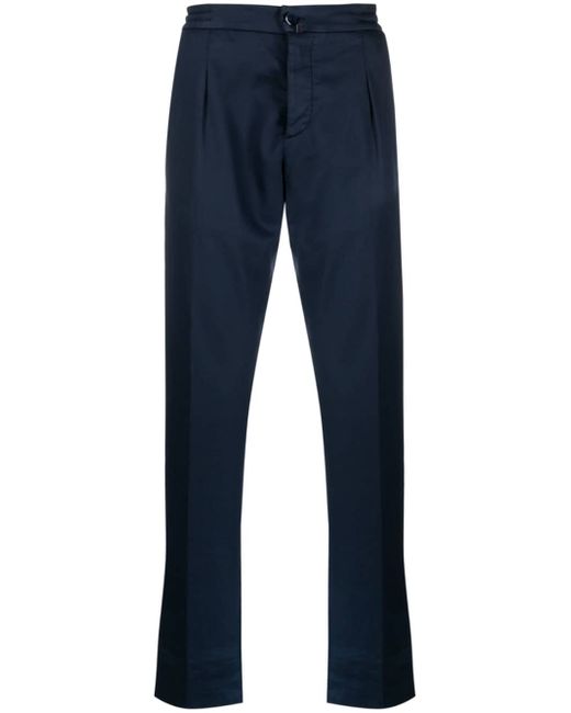 Kiton straight-leg cotton trousers