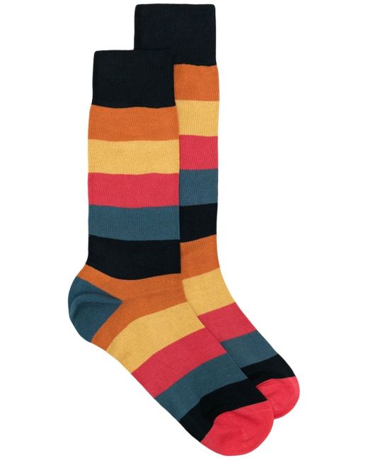 Paul Smith colour-block logo-print socks