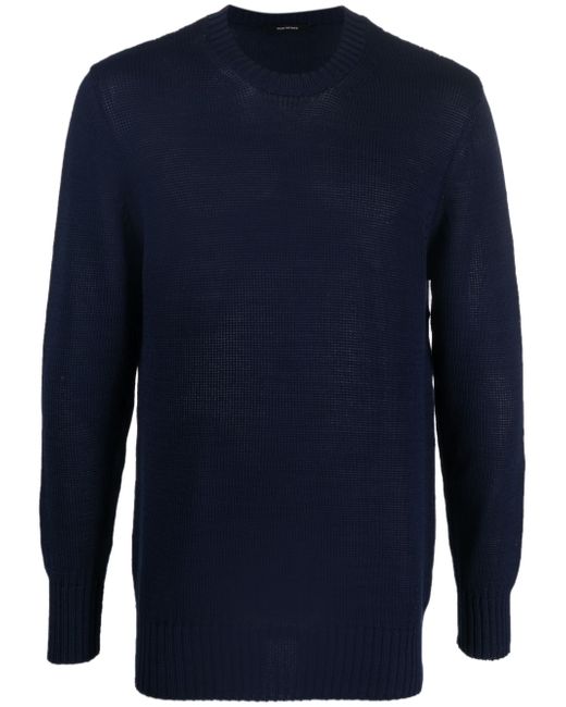 Tagliatore fine-knit cotton jumper