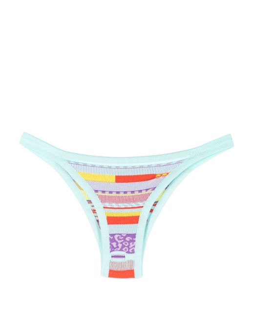 Laneus printed bikini bottoms
