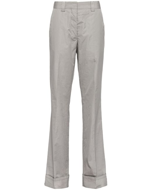 Miu Miu cotton straight-leg trousers