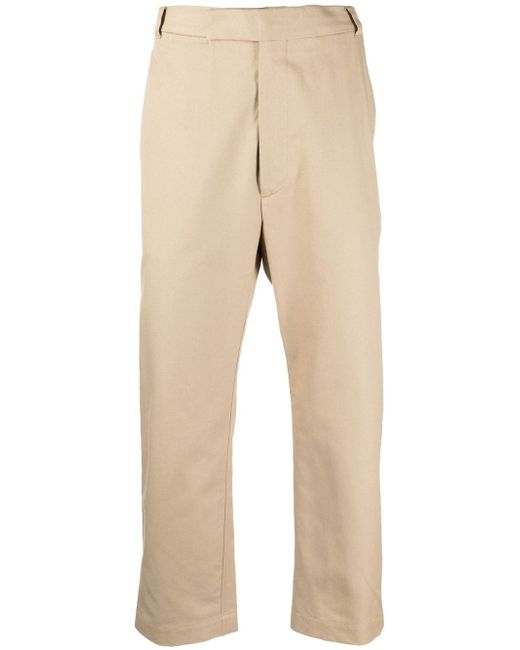 Thom Browne cropped cotton chinos
