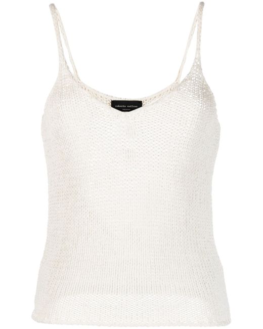 Roberto Collina V-neck knitted top