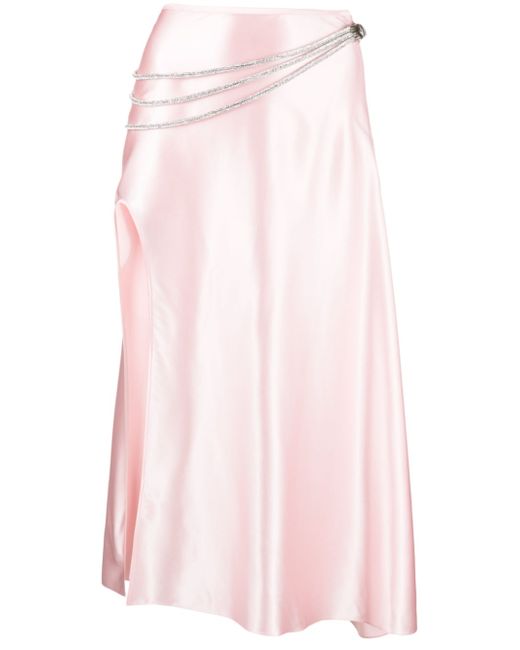 Nuè Laetitia rhinestone-embellished midi skirt