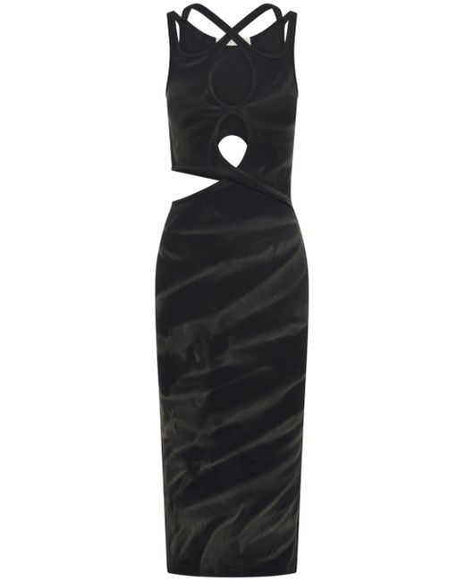 Dion Lee faded-effect cut-out dress