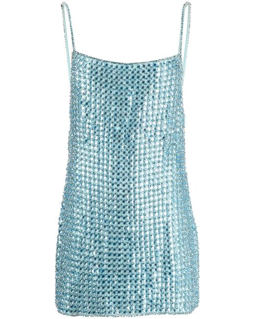 Retrofete Leona crystal-embellished dress