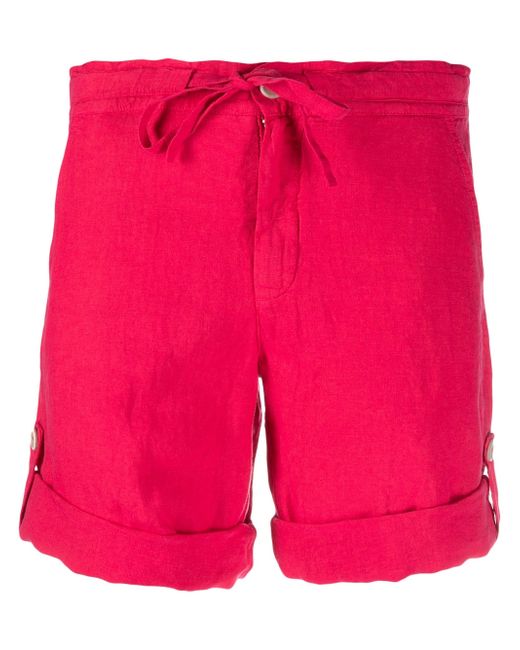 120 Lino drawstring linen shorts