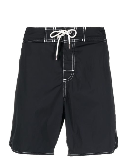 Jil Sander contrast-stitch swim shorts