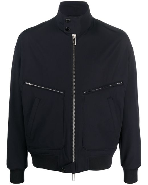 Emporio Armani zip-detail bomber jacket