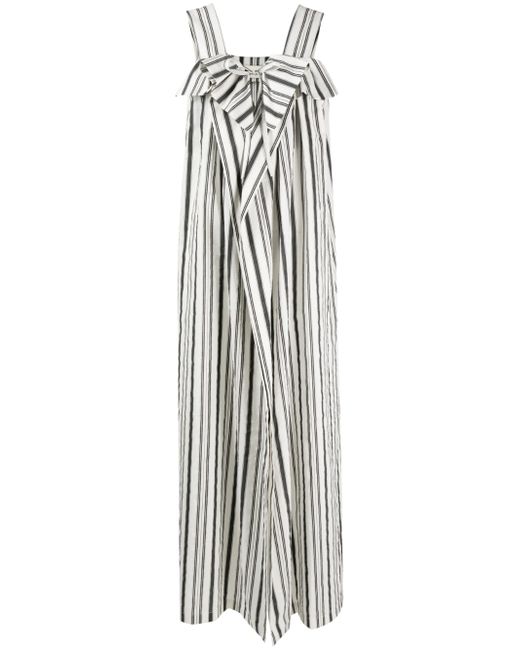Maison Ullens striped sleeveless dress