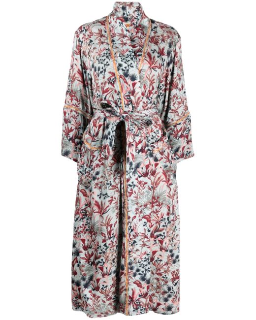 Chufy floral-print robe