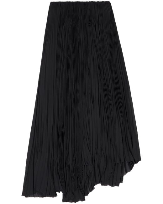 Balenciaga asymmetric pleated skirt