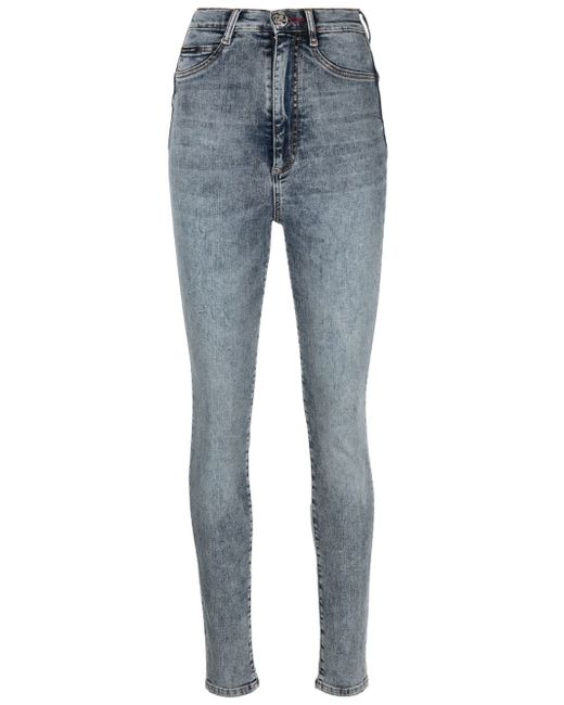 Philipp Plein high-rise skinny-cut jeans