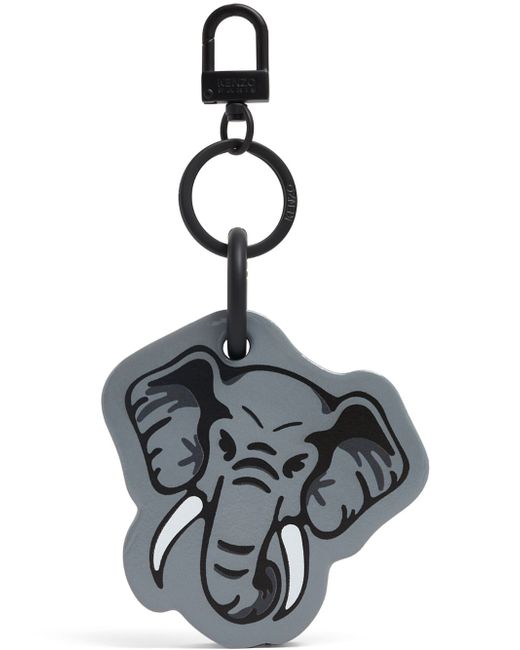 Kenzo Elephant logo-print keyring