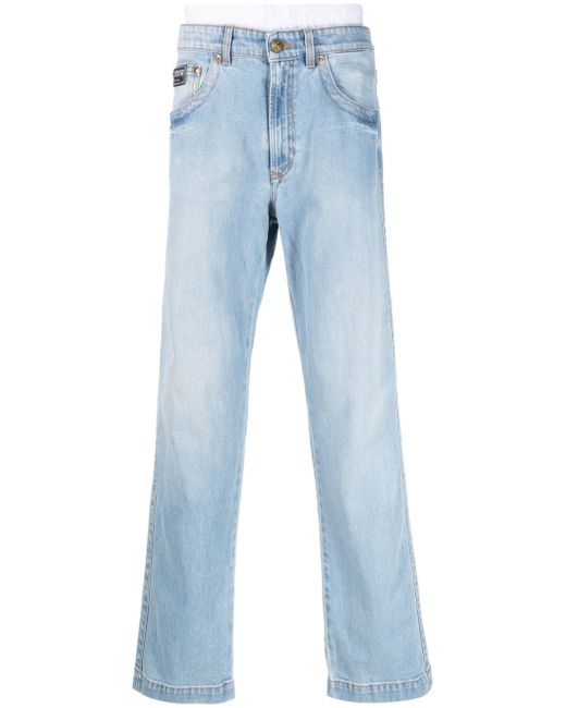 Versace Jeans Couture low-rise wide-leg jeans