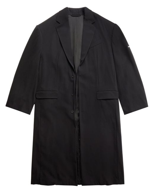 Balenciaga oversized long-sleeve wool coat