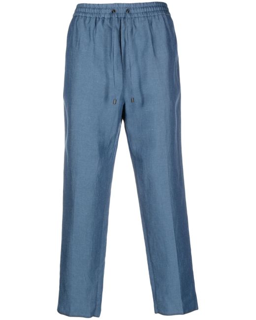 Etro drawstring-waist cropped trousers