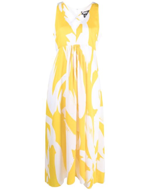 Dkny all-over floral-print maxi dress