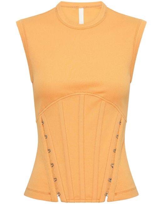 Dion Lee fine-ribbed tank top