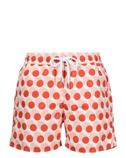 Frescobol Carioca polka-dot swim shorts