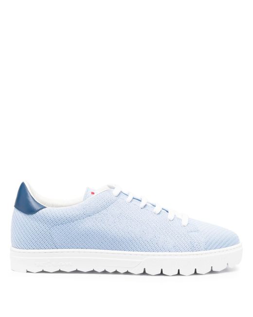 Kiton low-top perforated sneakers