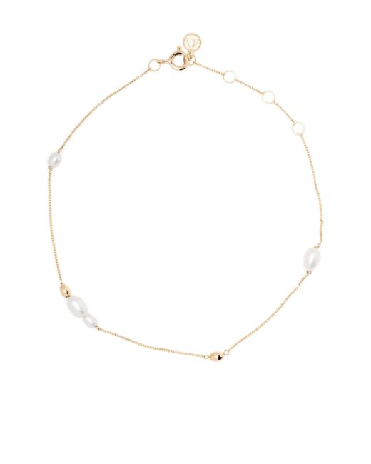 The Alkemistry 18kt yellow pearl anklet
